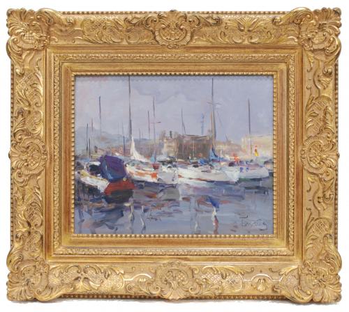 JOSEP CRUAÑAS FAGES (1942). "Puerto de Barcelona".