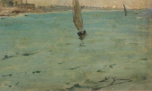 LLUÍS GRANER (1863-1929)., "Marina".