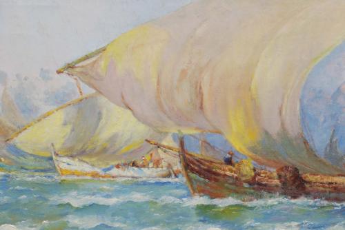 HERNÁNDEZ MONJO (1862-1937). "Marina".