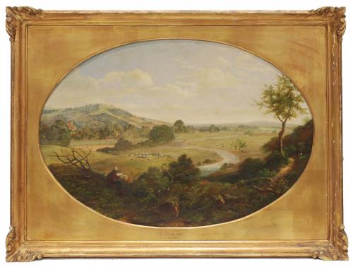 19TH CENTURY ENGLISH SCHOOL "PAISAJE".