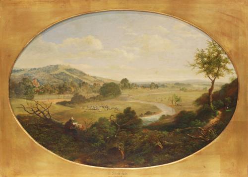 19TH CENTURY ENGLISH SCHOOL "PAISAJE".