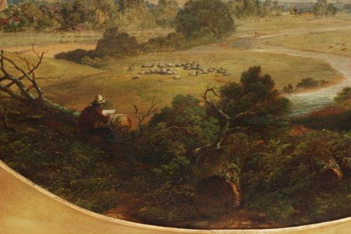 19TH CENTURY ENGLISH SCHOOL "PAISAJE".