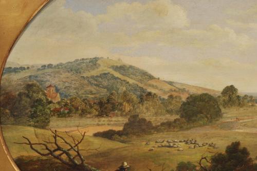 19TH CENTURY ENGLISH SCHOOL "PAISAJE".