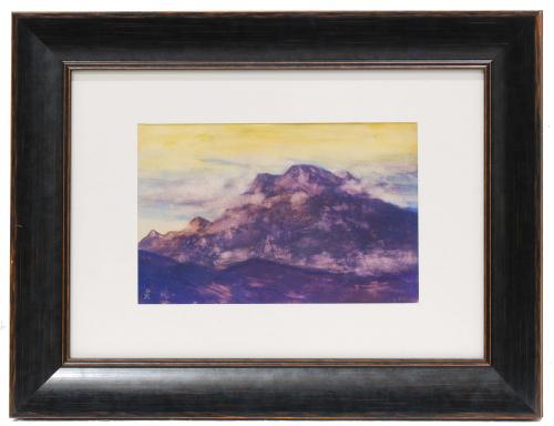 SEGÚN MODELO DE NIKOLAI ROERICH (1874-1947)., "Montañas del