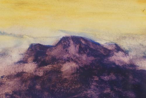 SEGÚN MODELO DE NIKOLAI ROERICH (1874-1947)., "Montañas del