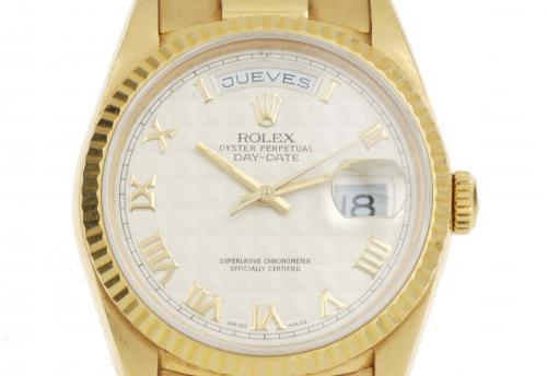 ROLEX. OYSTER PERPETUAL. DAY-DATE, RELOJ DE PULSERA DE CABA