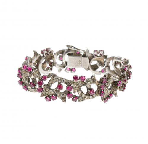 COSTUME JEWELLERY BRACELET, 1950'S.