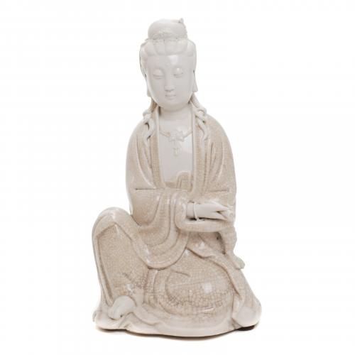 LATE 19TH CENTURY/EARLY 20TH CENTURY CHINESE SCHOOL. "Guanyin".