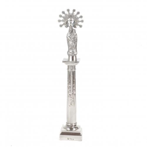 "OUR LADY OF THE PILLAR", SILVER, 19TH CENTURY