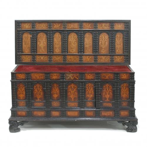  CATALAN BRIDAL CHEST C18th.