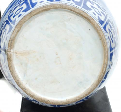 PAREJA DE JARRONES JAPONESES EN PORCELANA DE ARITA, PRINCIP