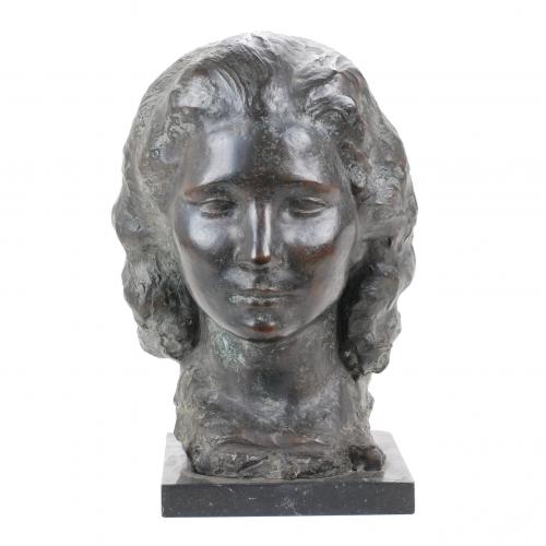 ENRIC CASANOVAS ROY (1882-1948) Busto Joven.