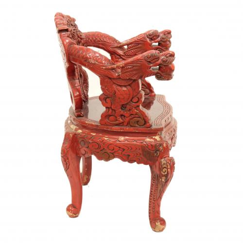 SILLÓN CHINO DE LA PRIMERA MITAD DEL SIGLO XX.