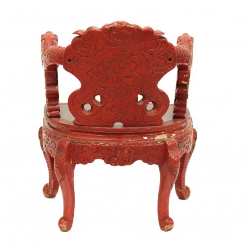 SILLÓN CHINO DE LA PRIMERA MITAD DEL SIGLO XX.
