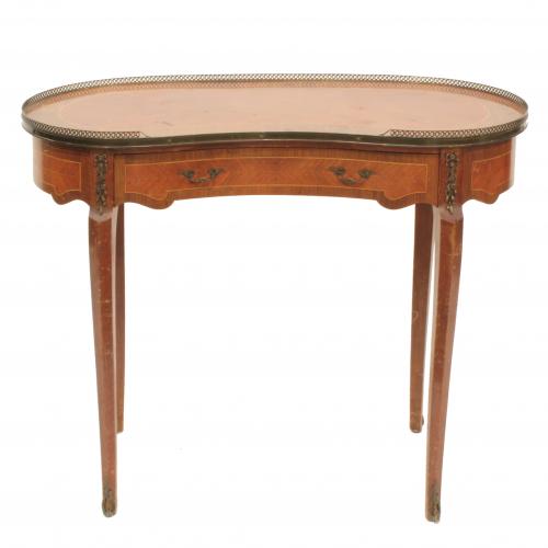 KIDNEY SHAPED SIDE TABLE
