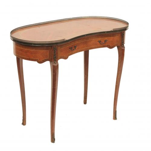 KIDNEY SHAPED SIDE TABLE