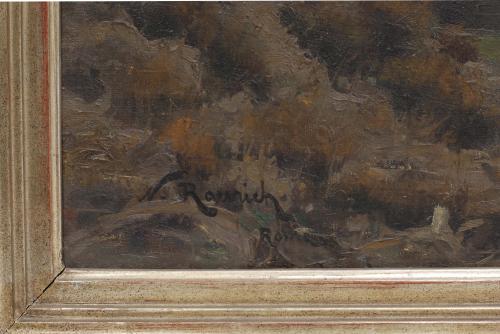 NICOLÁS RAURICH (1871-1945). "Paisaje apaisado".