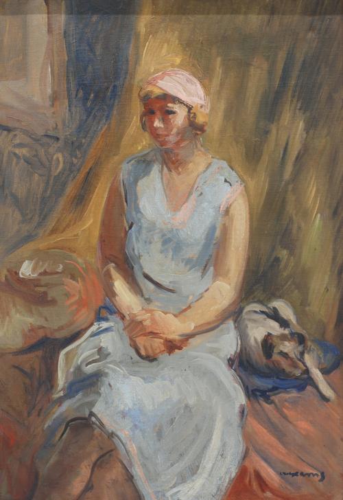 PERE CREIXAMS PICO (1893-1965). "Joven".