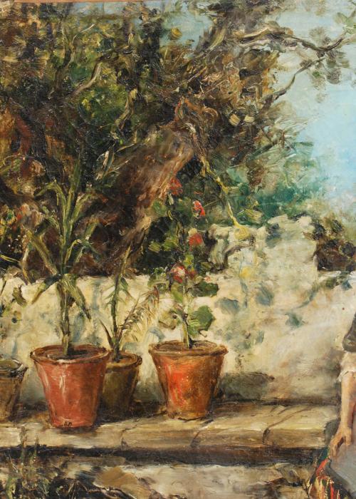 ATTRIBUTED TO DANIEL HERNÁNDEZ MORILLO (1856-1932). "EVERYD