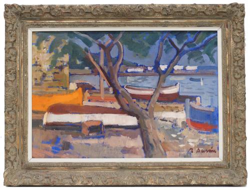RAFAEL DURAN BENET (1931-2015) "Boats".