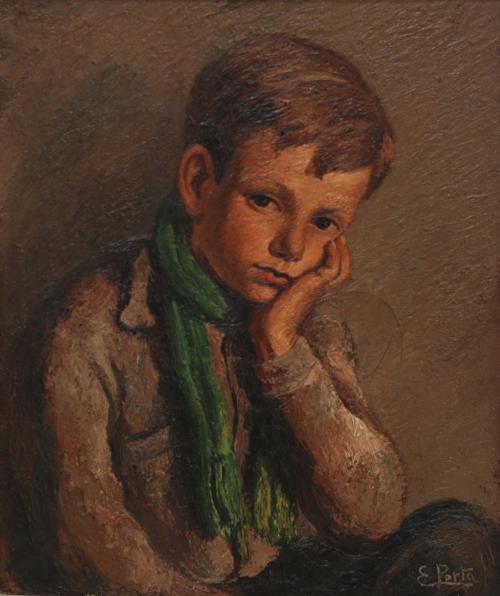 ENRIC PORTA (1901-1993). "Retrato niño".