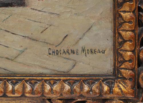 PAUL-CHARLES CHOCARNE-MOREAU (1855-1931). "Le Jeu de la Gre
