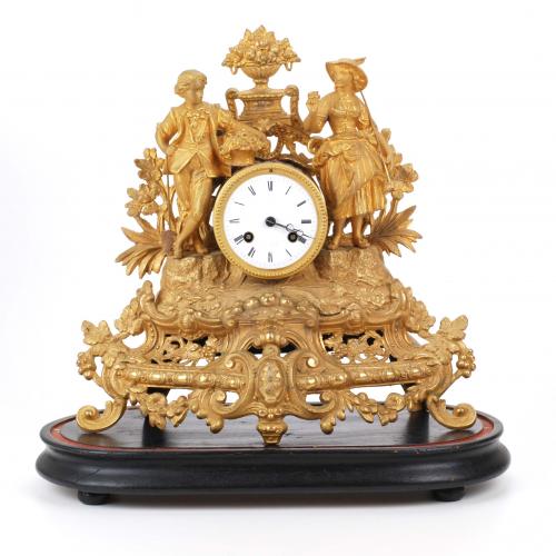 RELOJ FRANCÉS NAPOLEÓN III, TERCER CUARTO SIGLO XIX