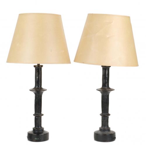 COUPLE OF LAMPS, MID. 20TH CENTURY.