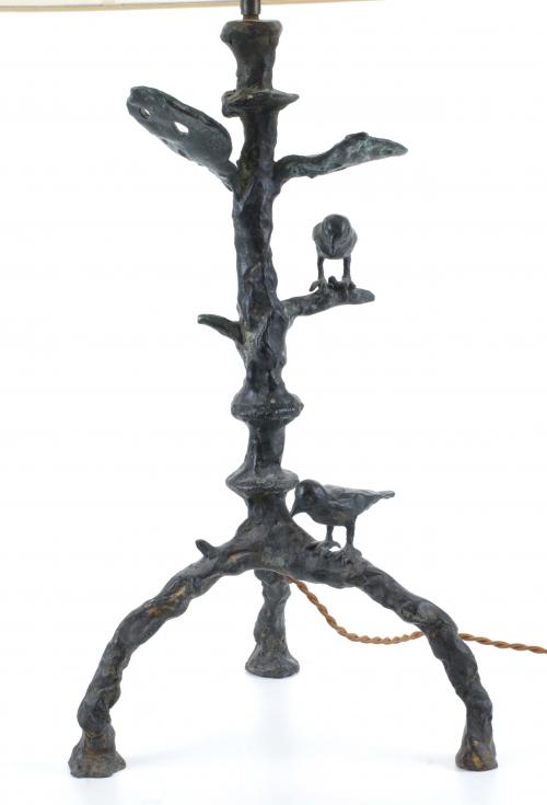 DIEGO GIACOMETTI (ATTR.) TABLE LAMP, CIRCA 1975.