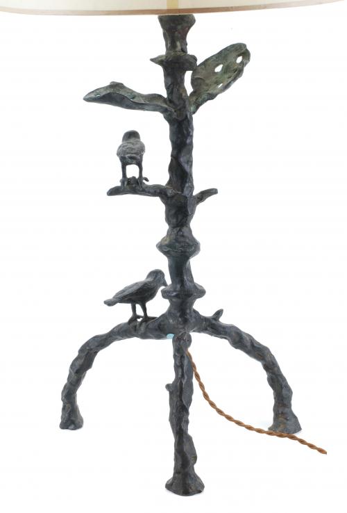 DIEGO GIACOMETTI (ATTR.) TABLE LAMP, CIRCA 1975.