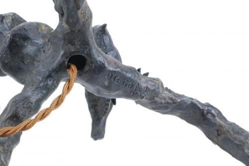 DIEGO GIACOMETTI (ATTR.) TABLE LAMP, CIRCA 1975.