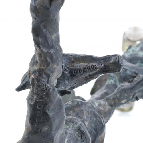 DIEGO GIACOMETTI (ATTR.) TABLE LAMP, CIRCA 1975.