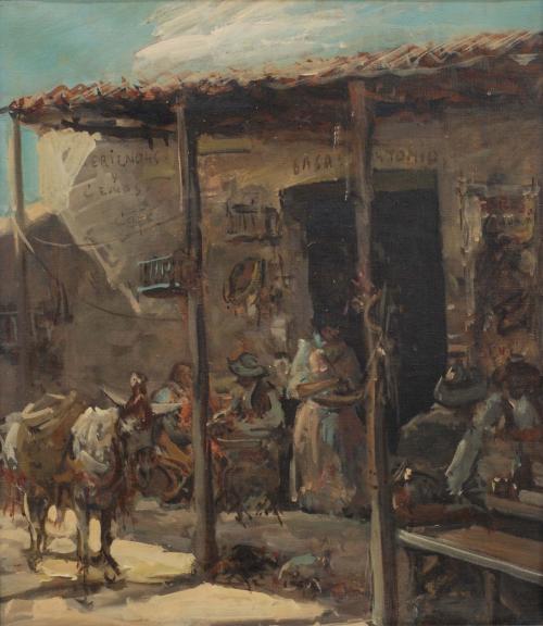 20TH CENTURY SPANISH SCHOOL "POSADA".