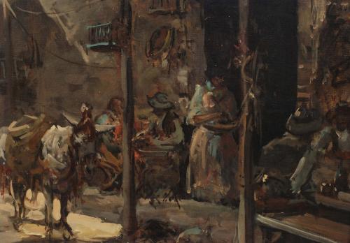 20TH CENTURY SPANISH SCHOOL "POSADA".