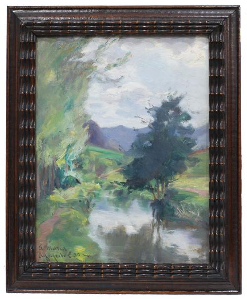 AGAPITO CASAS ABARCA (1874-1964). "LANDSCAPE".