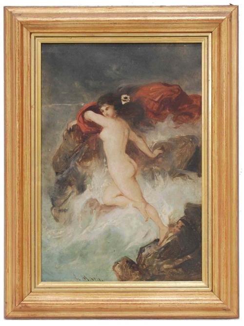 RAMON MARTI ALSINA (1826-1894). "NYMPH" CIRCA 1882.