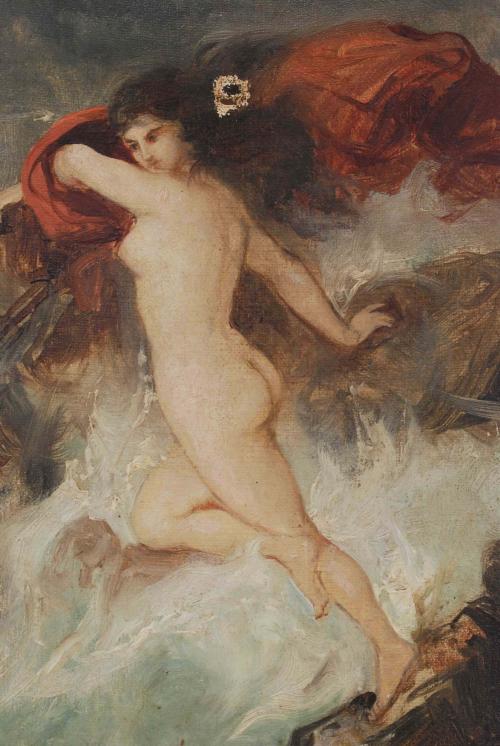 RAMON MARTI ALSINA (1826-1894). "NYMPH" CIRCA 1882.
