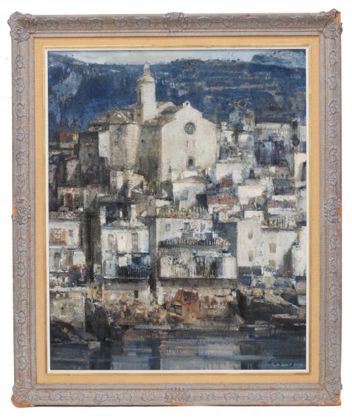 MIGUEL LLABRÉS GRIMALT (1930-1983). "WHITE AND BLUES", CADA