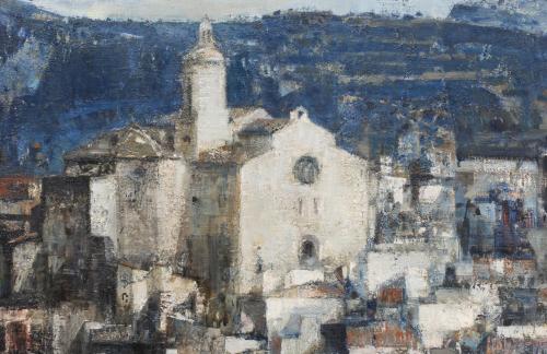 MIGUEL LLABRÉS GRIMALT (1930-1983). "WHITE AND BLUES", CADA