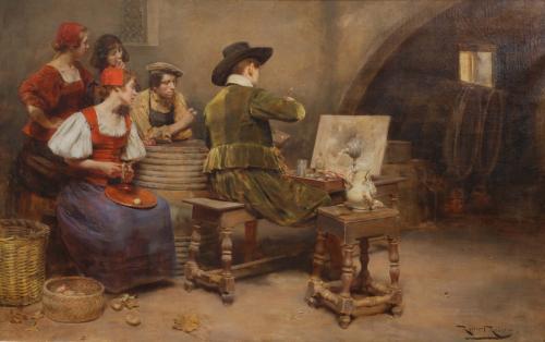 ROMÁN RIBERA CIRERA (1848-1935). "PAINTER".