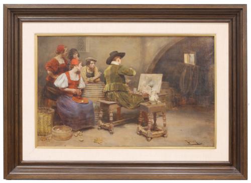 ROMÁN RIBERA CIRERA (1848-1935). "PAINTER".