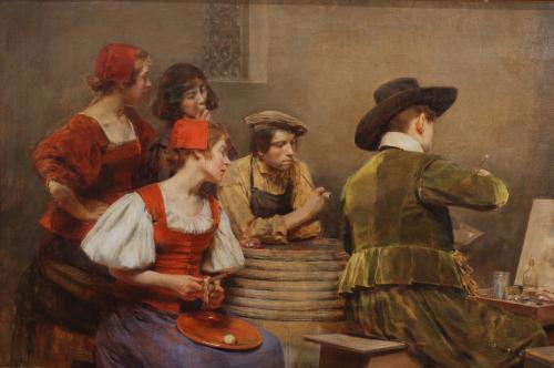 ROMÁN RIBERA CIRERA (1848-1935). "PAINTER".