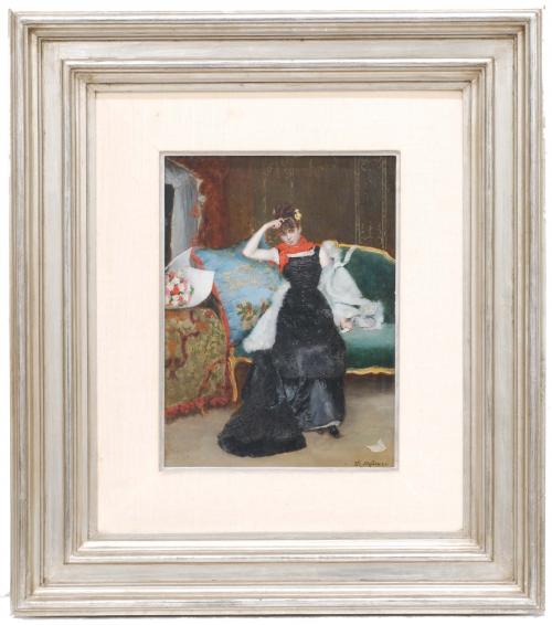 RAIMUNDO DE MADRAZO Y GARRETA (1841-1920). "YOUNG WOMAN".