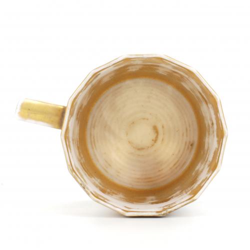 TAZA EUROPEA DE PORCELANA, FIN. SIGLO XIX - PPS. SIGLO XX