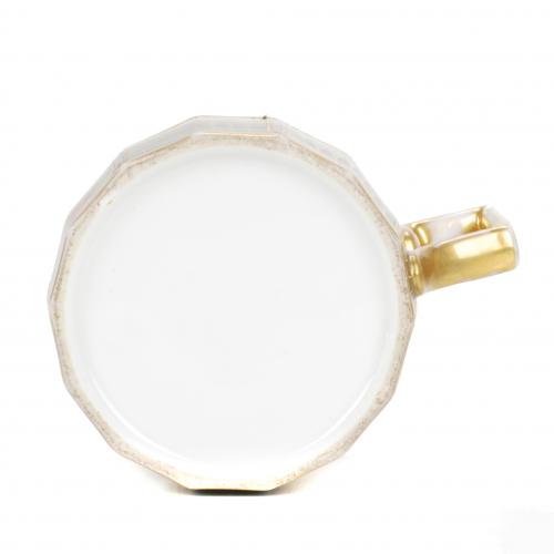 TAZA EUROPEA DE PORCELANA, FIN. SIGLO XIX - PPS. SIGLO XX