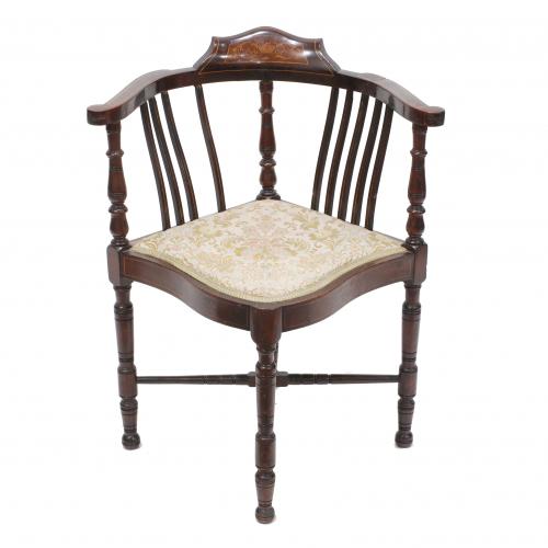 PEQUEÑO SILLÓN EDUARDIANO.