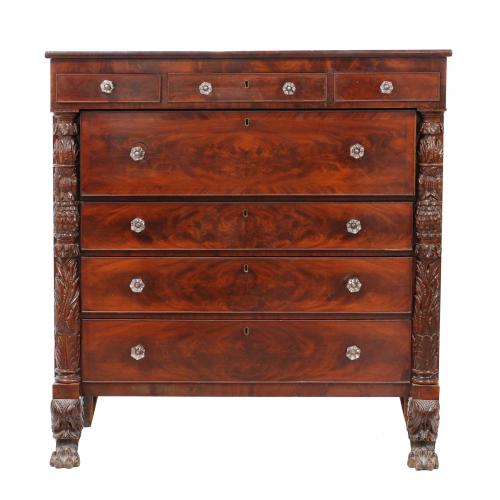 ENGLISH VICTORIAN CHEST OF DRAWERS, LATE C19th