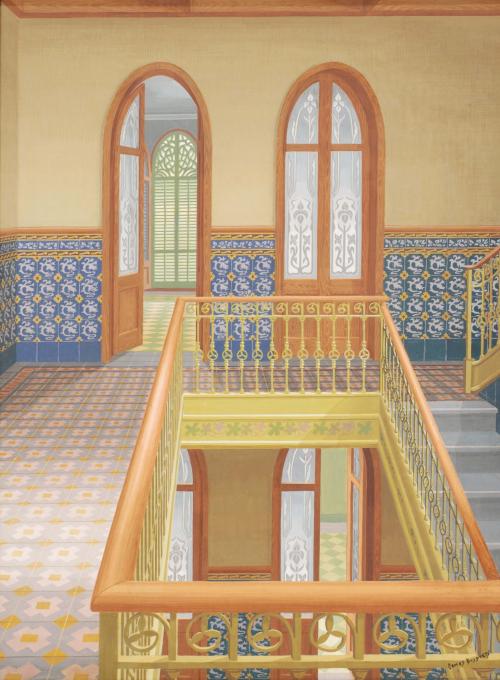 JOSEP COMES BUSQUETS (1924). "ART NOUVEAU INTERIOR".