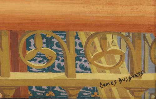 JOSEP COMES BUSQUETS (1924). "ART NOUVEAU INTERIOR".