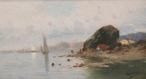 HERNÁNDEZ MONJO (1862-1937). "MARINAS".